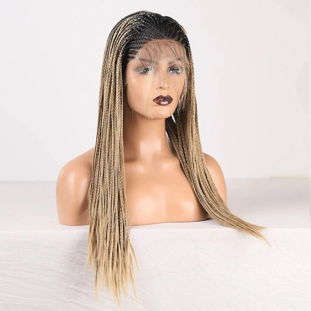 Blooming Hair Lace Front Box Braided Lace Wig